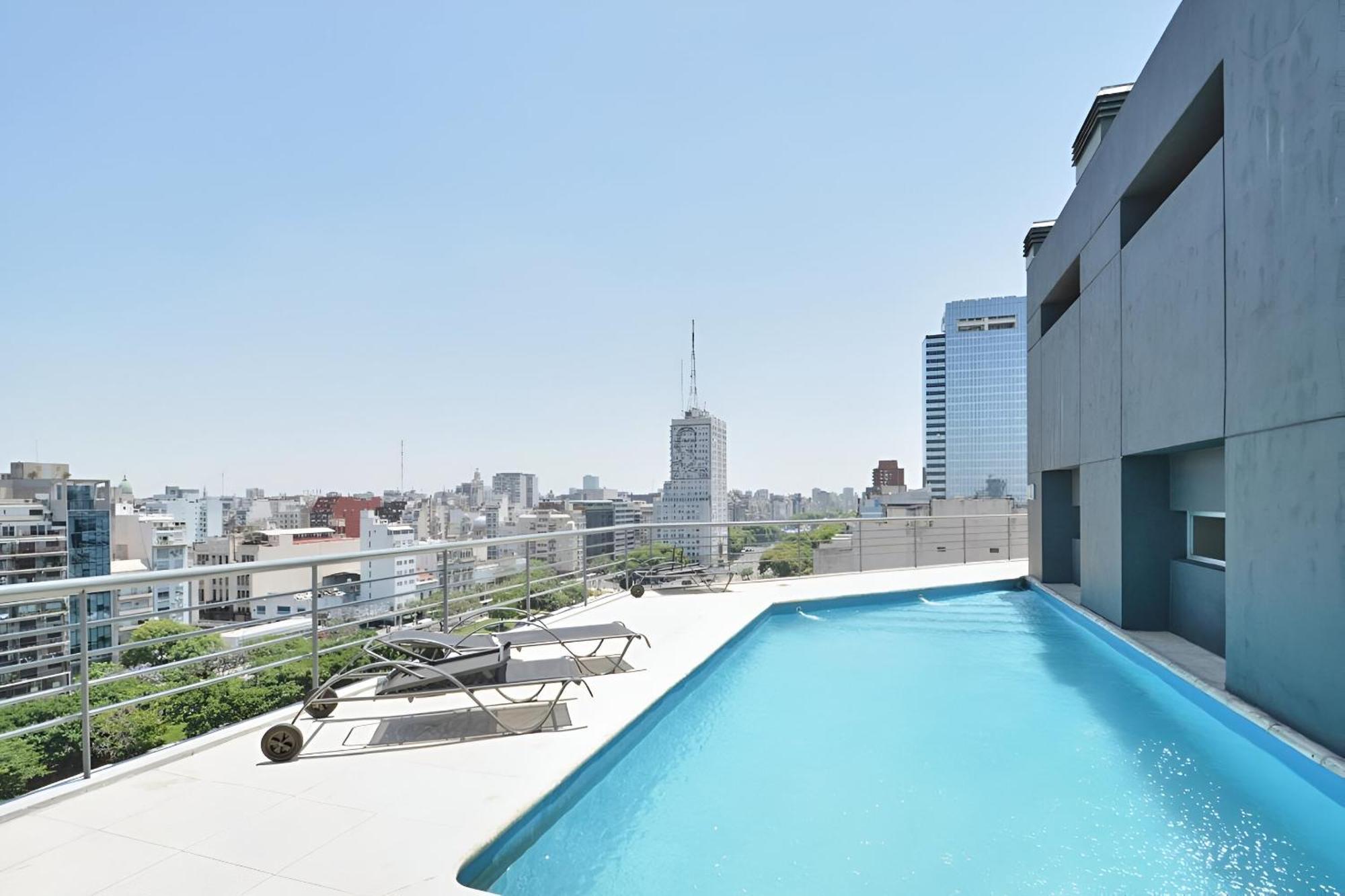 Apart 1013 Con Piscina Gimnasio Laundry Y Seguridad 24 Hs Buenos Aires Luaran gambar