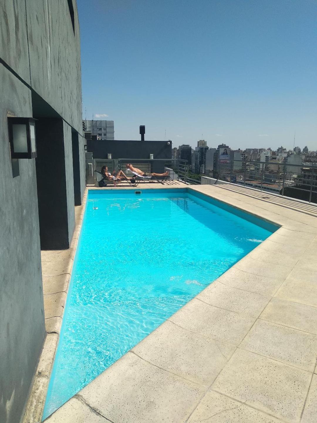 Apart 1013 Con Piscina Gimnasio Laundry Y Seguridad 24 Hs Buenos Aires Luaran gambar